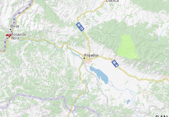 Karte Stadtplan Prijedor