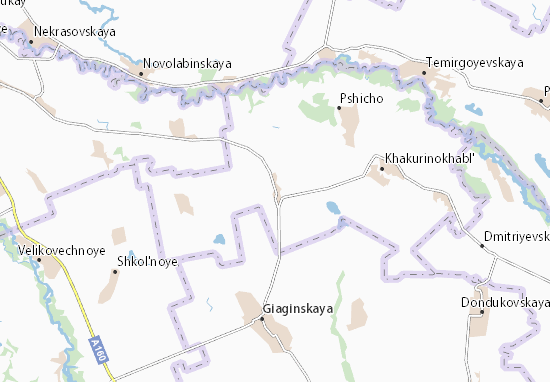 Karte Stadtplan Zarevo