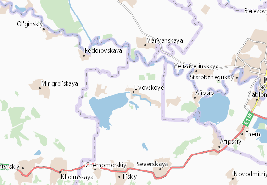 Karte Stadtplan L&#x27;vovskoye