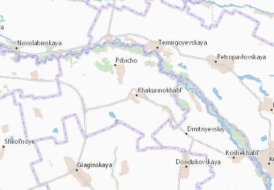 Mapa Khakurinokhabl&#x27;