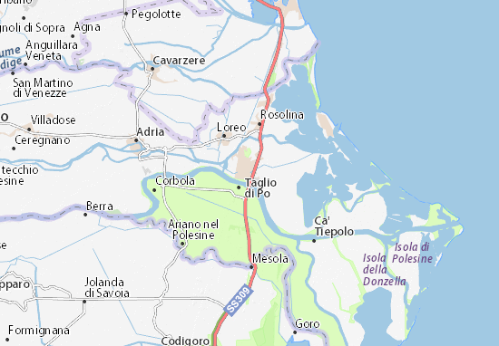 Contarina Map