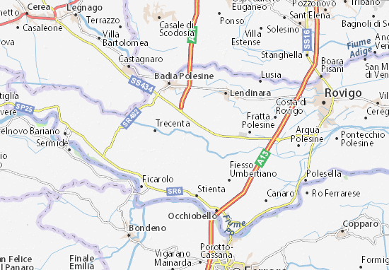 Karte Stadtplan Castelguglielmo
