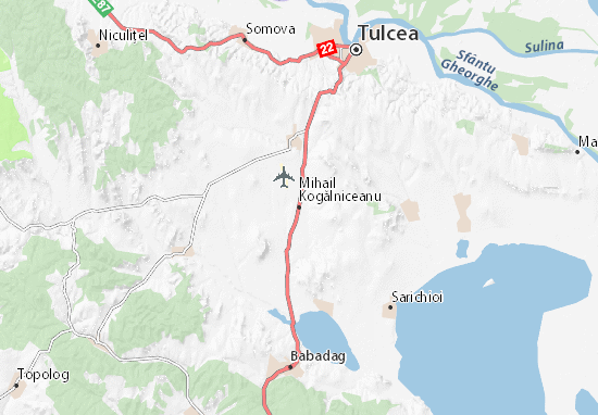 Kaart Plattegrond Mihail Kogălniceanu