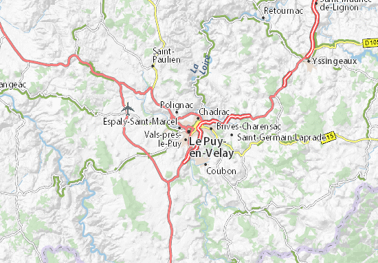 Carte-Plan Le Puy-en-Velay