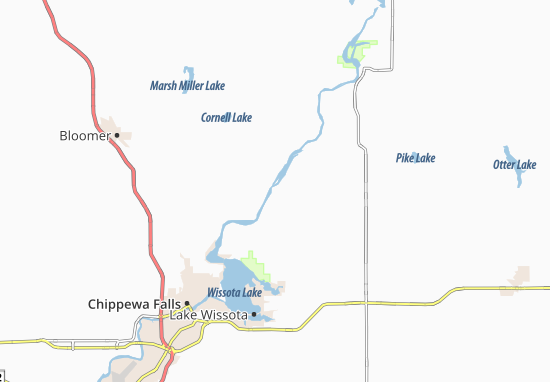 Karte Stadtplan Jim Falls