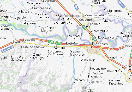 Rottofreno Map