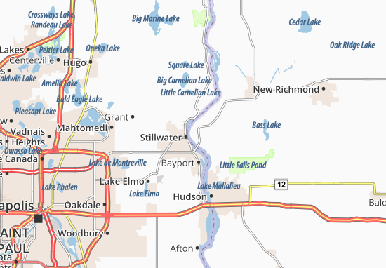 Karte Stadtplan Houlton