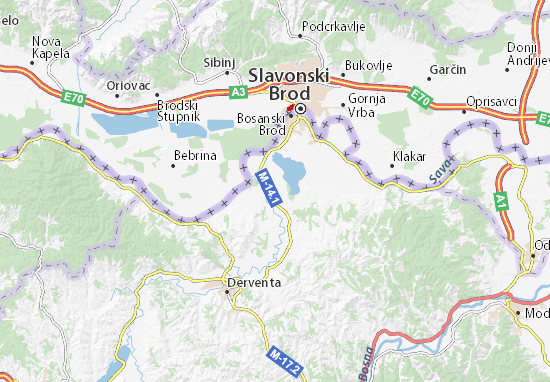 Kaart Plattegrond Novo Selo