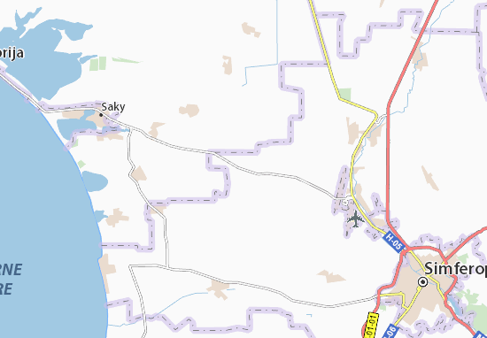 Karte Stadtplan Skvortsove