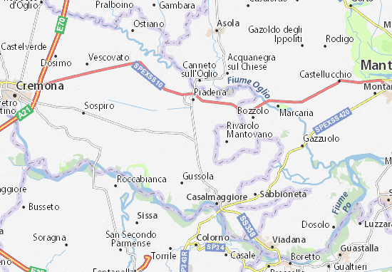 Kaart Plattegrond San Giovanni in Croce