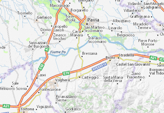 Bressana Map