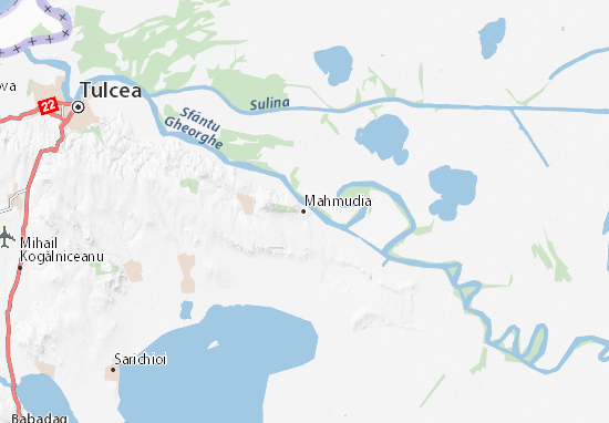 Karte Stadtplan Mahmudia