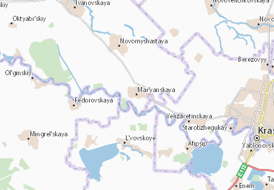 Mar&#x27;yanskaya Map