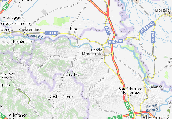 Mappe-Piantine Ozzano Monferrato