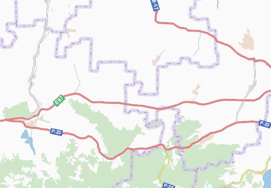 Karte Stadtplan Prudy