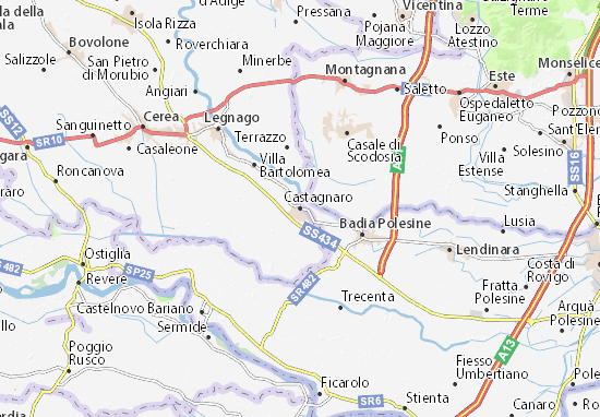 Karte Stadtplan Castagnaro