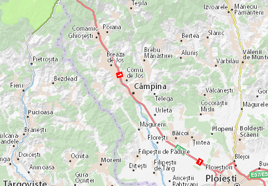 Câmpina Map