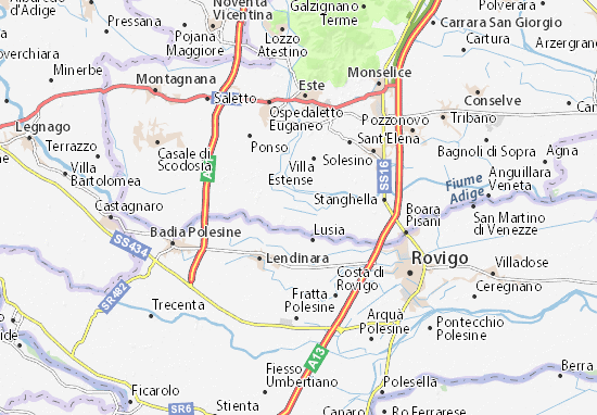 Karte Stadtplan Sant&#x27;Urbano