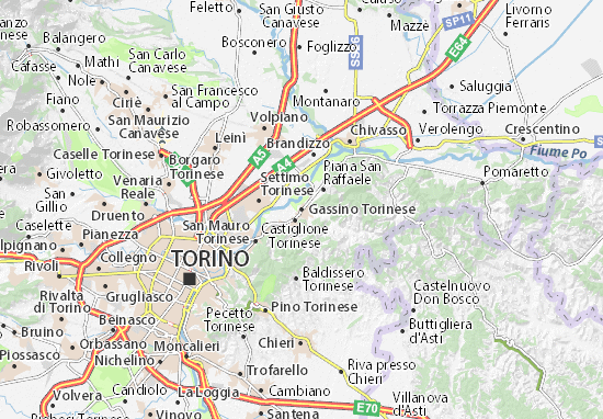 Carte-Plan Gassino Torinese