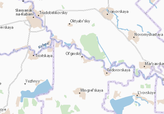 Karte Stadtplan Ol&#x27;ginskiy
