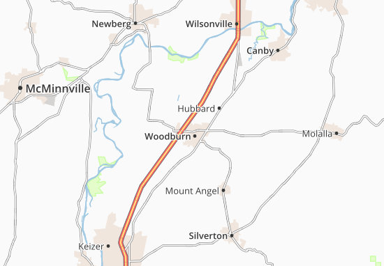 Woodburn Map