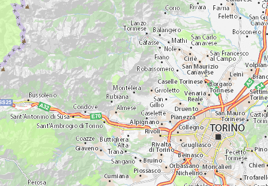 Karte Stadtplan Montelera