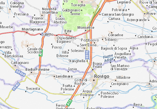 Karte Stadtplan Granze
