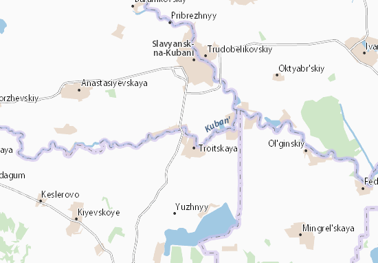 Karte Stadtplan Prikubanskiy