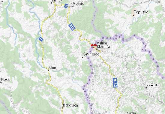 Mapa Cetingrad