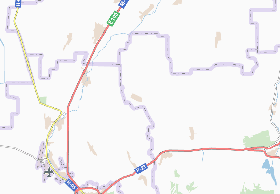 Karte Stadtplan Novozhylivka