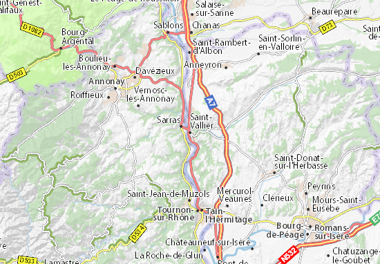 Saint-Vallier Map