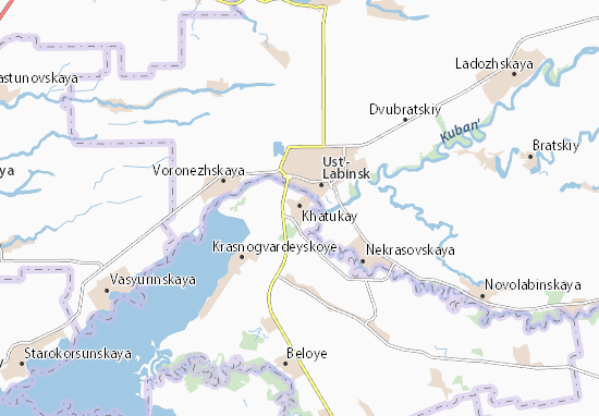 Karte Stadtplan Khatukay