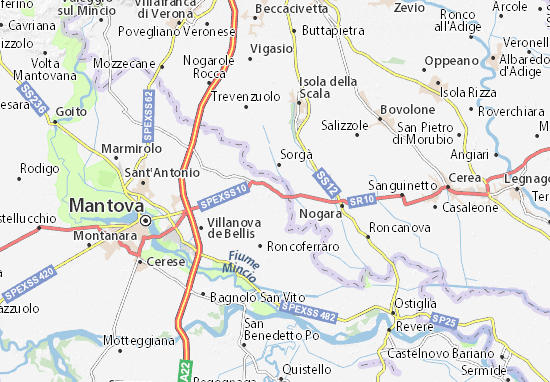 Karte Stadtplan Castel d&#x27;Ario