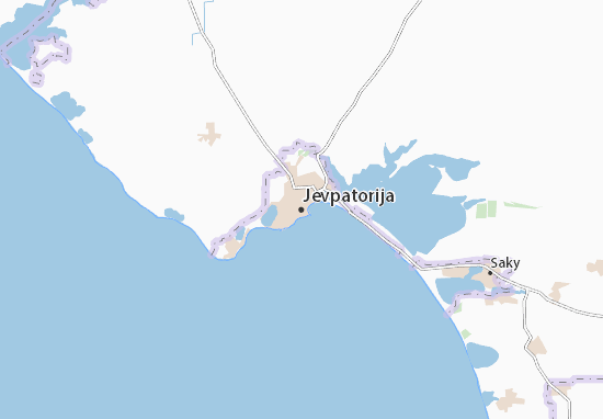 Jevpatorija Map
