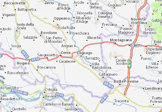 Karte Stadtplan Legnago