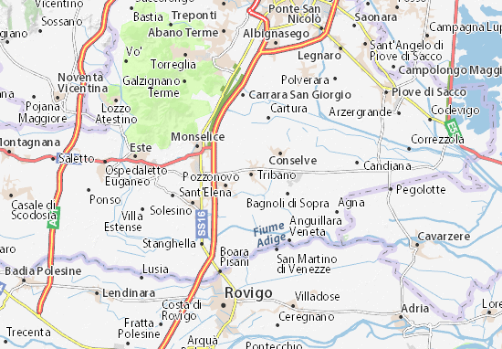 Tribano Map