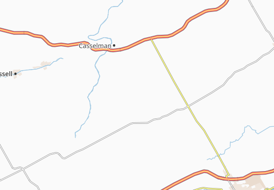 Kaart Plattegrond North Stormont