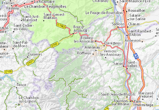 Villevocance Map