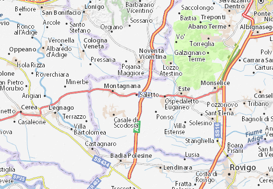 Karte Stadtplan Saletto