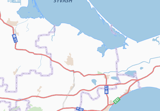 Karte Stadtplan Synytsyne