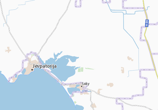 Mapa Okhotnykove
