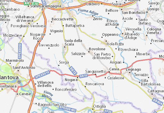 Karte Stadtplan Salizzole