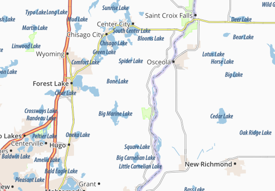 Karte Stadtplan Scandia