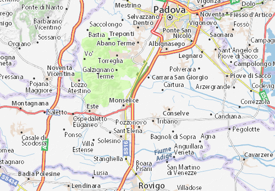 Karte Stadtplan Pernumia