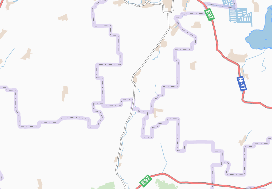 Karte Stadtplan Zhemchuzhyna