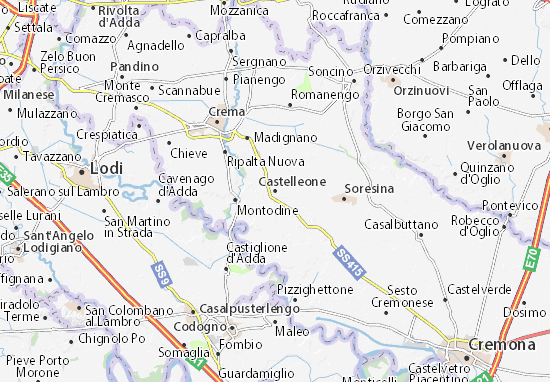 Castelleone Map