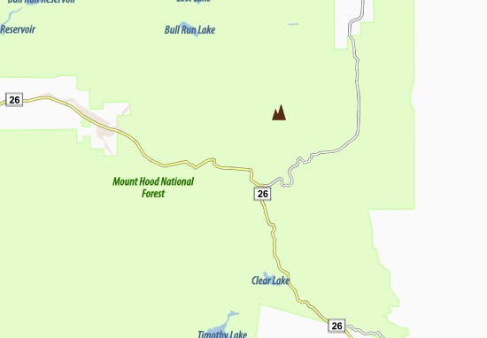 Kaart Plattegrond Government Camp