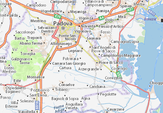 Karte Stadtplan Volparo