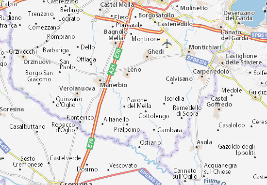 Kaart Plattegrond Castelletto