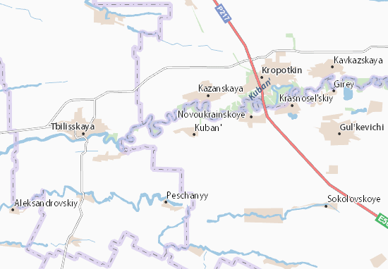 Karte Stadtplan Kuban&#x27;